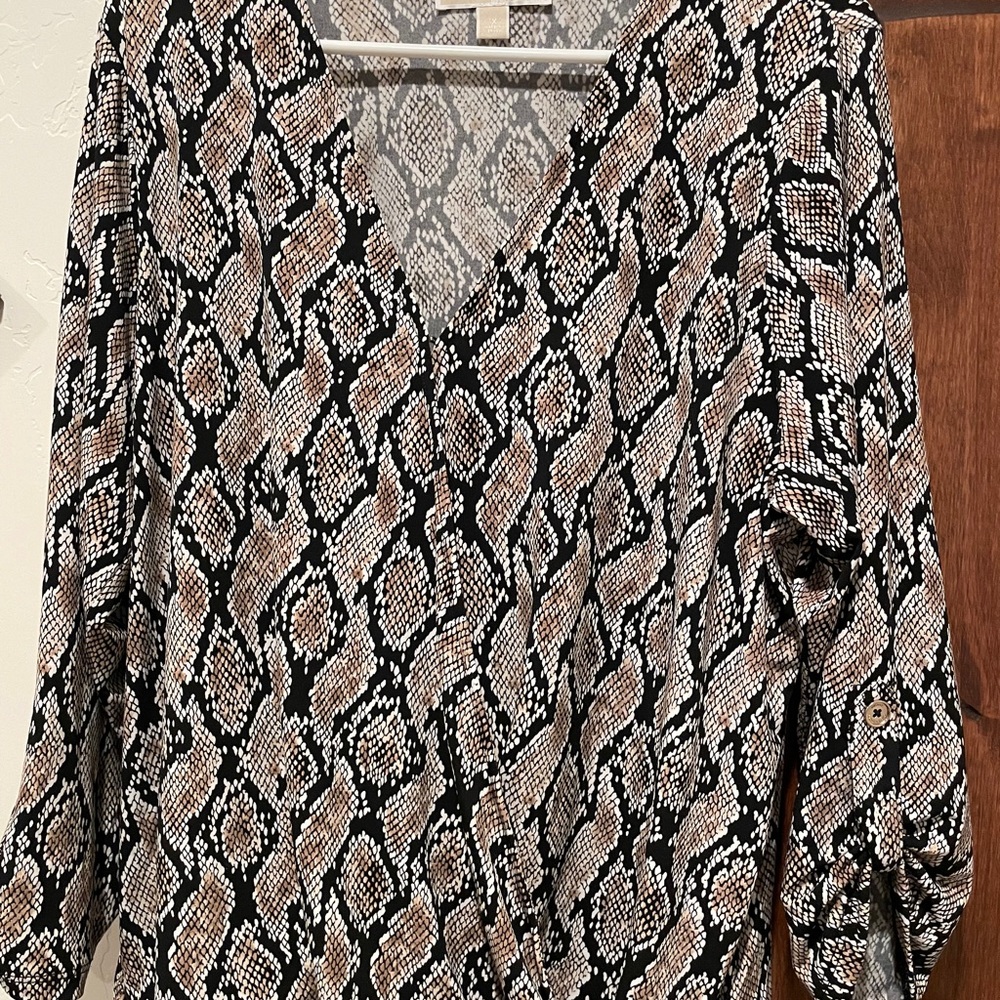 Michael Kors Stylish Snake Print Women's Top